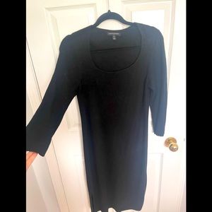 Banana Republic L black body con midi dress. Petit but fits regular height too.